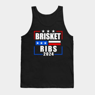 Brisket Ribs 2024 Funny Political Election Tank Top